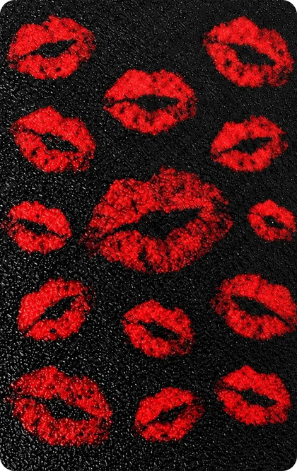 Kisses card cover